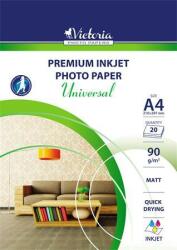 Victoria Fotópapír, tintasugaras, A4, 90 g, matt, VICTORIA PAPER Universal (IJPM100-A4-20SHEETS) - molnarpapir