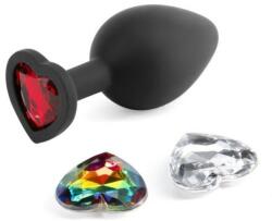 NS Novelties Butt Plug Glams Xchange Heart Medium