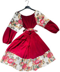 Ie traditionala Rochie cu motive florale eleganta Teuta 4