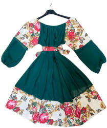 Ie traditionala Rochie cu motive florale eleganta Teuta 5