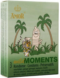 Secura Amor Wild Moments - Prezervative cu striații, 3 buc