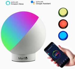 Mentor Veioza smart Mentor WiFi Led RGBW 7W 650Lm 3000k dimabila (MMDCR01)