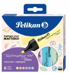 Pelikan Set evidențiator pastel Pelikan 490 6S