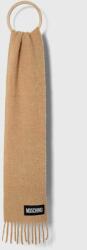 Moschino gyapjú sál bézs, sima - bézs Univerzális méret