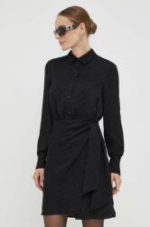 GUESS ruha fekete, mini, testhezálló - fekete XS - answear - 54 990 Ft