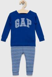 Gap gyerek pamut pizsama mintás - kék 62-74