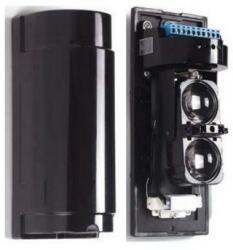 Safer Bariera fotoelectrica impulsuri IR exterior, 100m, 2 fascicule, carcasa protectie din rasina, ABT-100 (ABT-100)