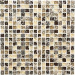 Aita Stúdió Kft Mozaik, Aita Fizz Brown 1, 5x1, 5szemméret 30, 5x30, 5 - mozaikkeramia