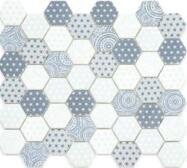 Aita Stúdió Kft Mozaik, Aita Granada Blue 32, 4x28 - mozaikkeramia
