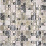 Aita Stúdió Kft Mozaik, Aita Fizz Taupe Cubic 30, 5x30, 5 - mozaikkeramia