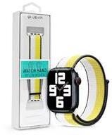 DEVIA Apple Watch Szövet Sport Szíj - Nylon Woven Braided Adjustable Two-tone Watch Loop - 42/44/45/49 Mm (oat Milk) (st364709) (st364709)
