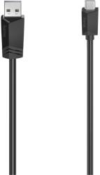 Hama Cablu de Date Hama USB A Plug USB C USB 2.0 Negru (200632)