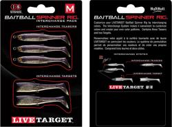 Live Target Rezerva Live Target Minnow Rig Spinnerbait Medium Purple Pearl Silver (F.LT.SRIP02MD851)