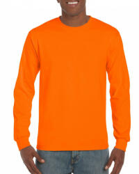Gildan Uniszex póló Gildan GI2400 Ultra Cotton Felnőtt Hosszú Ujjú póló -3XL, S. Orange