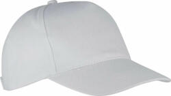 K-UP Uniszex sapka K-UP KP162 Heavy Cotton Cap - 5 panels -Egy méret, White