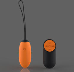 Guilty Toys Ou Vibrator Venus, 7 Moduri Vibratii, 4 Intensitati, Silicon, USB, Remote Control, Portocaliu/Negru, Guilty Toys, Cosmic Love
