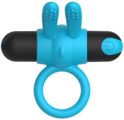 Mokko Toys Inel Penis Sapphire, 10 Moduri Vibratii, Silicon, USB, Albastru, Mokko Toys, Simply Fun