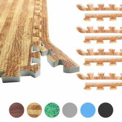 Gorilla Sports Sorkapocs védőszőnyeghez világos fa 8 db (100792-00069-0001) - kokiskashop