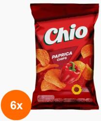 Chio Set 6 x Chipsuri cu Paprika Chio, 60 g