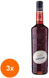 Giffard Set 3 x Lichior Giffard Cherry, Cirese 25% Alcool 0.7 l