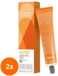 Londa Professional Set 2 x Vopsea de Par Demi Permanenta Londa Professional Londacolor, 6/0 Blond Inchis, 60 ml