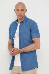 Benetton camasa jeans barbati, cu guler clasic, regular PPYX-KDM0YJ_55X