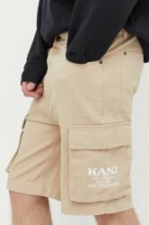 Karl Kani pantaloni scurti din bumbac culoarea bej PPYX-SZM0J8_80X