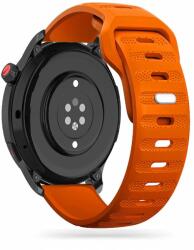 Huawei Watch GT 3 Pro (43 mm) okosóra szíj - Tech- Protect IconBand Line - narancssárga szilikon szíj (szíj szélesség: 20 mm)