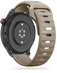 Huawei Watch GT 3 Pro (43 mm) okosóra szíj - Tech- Protect IconBand Line - homok színű szilikon szíj (szíj szélesség: 20 mm)