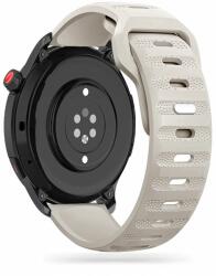 Huawei Watch GT / GT2 / GT2 Pro (42 mm) okosóra szíj - Tech- Protect IconBand Line - Bézs szilikon szíj (szíj szélesség: 20 mm)