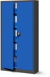 JAN NOWAK JAN fém iratszekrény 900x1850x400, modell antracit-kék