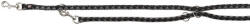 TRIXIE Cavo lesă de antrenament reglabilă negru-argintie (2 m; 18 mm) (143620)