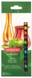 Derwent Olajpasztell kréta, DERWENT "Academy", 12 különbözõ szín (12 db)