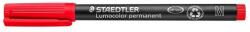 STAEDTLER Alkoholos marker, OHP, 1 mm, STAEDTLER "Lumocolor® 317 M", piros (TS3172) - pritone