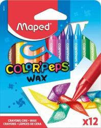 Maped Zsírkréta, MAPED "Color`Peps Wax", 12 különbözõ szín (12 db)
