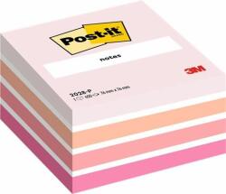 3M Öntapadó jegyzettömb, 76x76 mm, 450 lap, 3M POSTIT, aquarell pink (450 lap)
