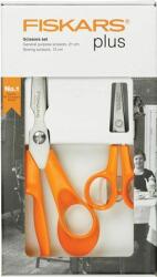 Fiskars Olló készlet, FISKARS "Classic", narancssárga (2 db) (IF859893)