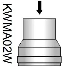 Ferroli KWMA02W szűkítő 60/80 PPS (kondenzációs) (700000022)