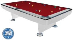 Dynamic Biliárdasztal, Pool, Dynamic II, 7 ft. , fényes fehér Simonis 860 burgundy (55.020.07.3.16)