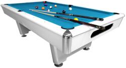 Dynamic Masã de biliard Dynamic Triumph, alb mat, Pool, 8 ft. Club Cloth electric blue (55.071.08.2.3)