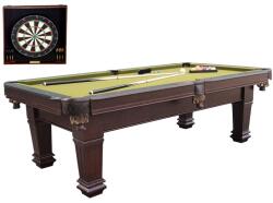 Dynamic Biliárdasztal, Imperial, 8 ft. , Pool, tartalm. darts tábla, Standard posztóval (55.067.08.5)
