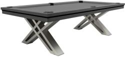 RASSON Biliárdasztal / étkező asztal, Pierce, 8 ft. , sötét szürke Club Cloth gray (55.135.08.5.4)