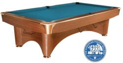 Dynamic Biliárdasztal Dynamic III, barna, Pool, 8 ft. Simonis 760 electric blue (55.100.08.1.1)