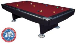 Dynamic Biliárdasztal Dynamic II, fényes fekete, Pool, 9 ft. Simonis 760 burgundy (55.020.09.5.16)