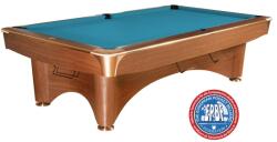Dynamic Biliárdasztal Dynamic III, barna, Pool, 9 ft. Simonis 760 tournament blue (55.100.09.1.4)
