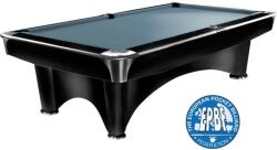 Dynamic Biliárdasztal Dynamic III, fényes fekete, Pool, 8 ft. Simonis 760 powder blue (55.100.08.5.4)