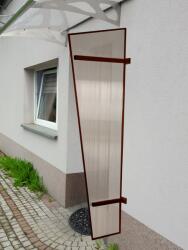 LANIT PLAST Univerzális oldalfal bejárati tetőhöz LANITPLAST UNI barna / PC
