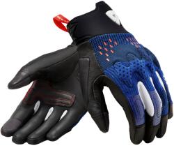 Revit Mănuși de motocicletă Revit Kinetic negru și albastru lichidare (REFGS161-2250)
