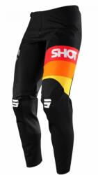 Shot Pantaloni motocross Shot Contact Story negru-portocaliu výprodej lichidare (SHOA09-11B4-E03)