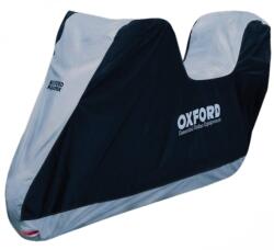 Oxford Husă pentru motocicletă cu compartiment pentru bagaje Oxford Aquatex negru-argintiu (AIM001-21) - motozem - 182,60 RON